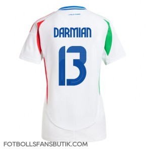 Italien Matteo Darmian #13 Replika Bortatröja Damer EM 2024 Kortärmad